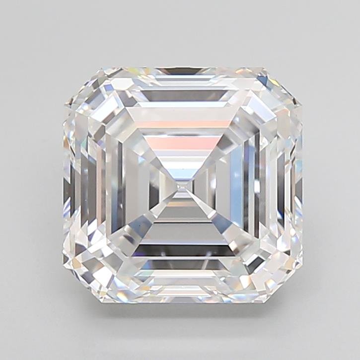5.30ct D VVS2 Rare Carat Ideal Cut Asscher Lab Grown Diamond