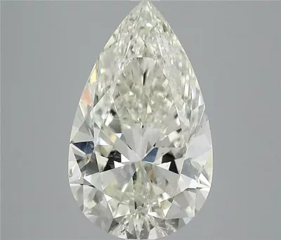 5.02ct J SI1 Very Good Cut Pear Diamond