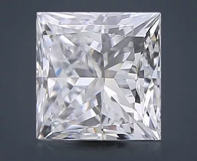 0.58ct D VVS1 Rare Carat Ideal Cut Princess Lab Grown Diamond