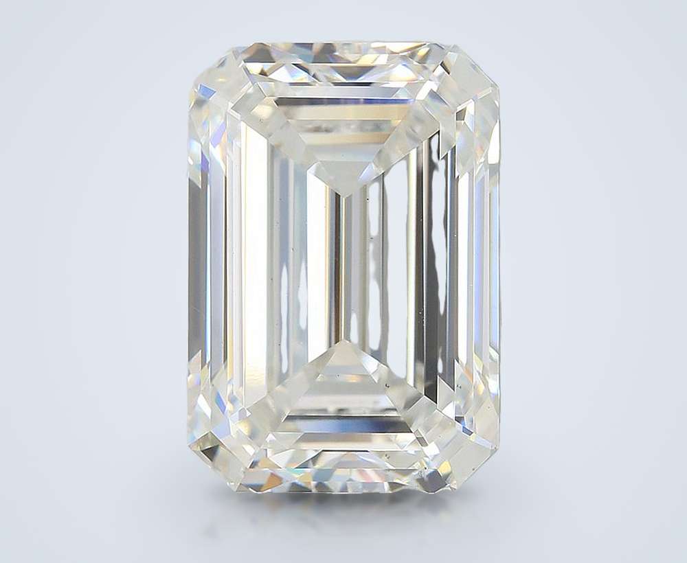 12.03ct F VS1 Rare Carat Ideal Cut Emerald Lab Grown Diamond