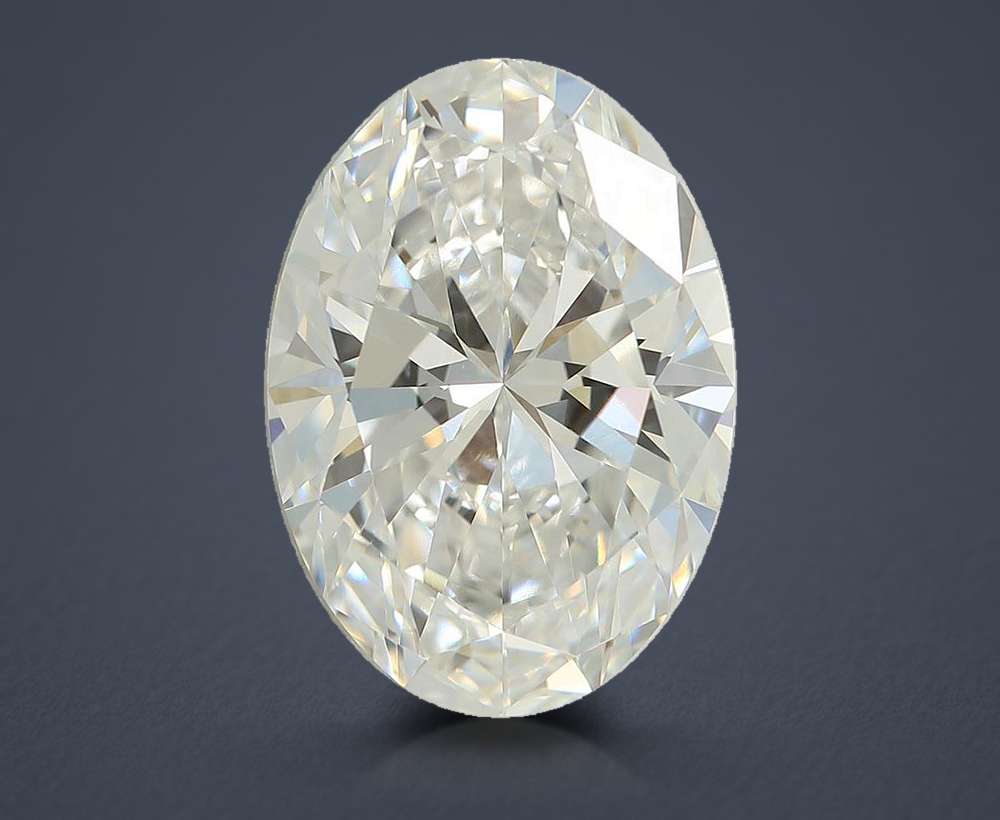 3.57ct D VS1 Rare Carat Ideal Cut Oval Lab Grown Diamond