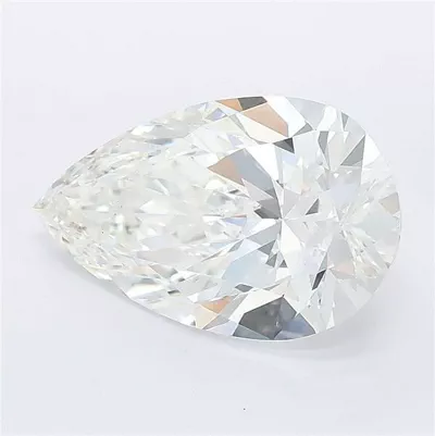 3.54ct F VS1 Rare Carat Ideal Cut Pear Lab Grown Diamond