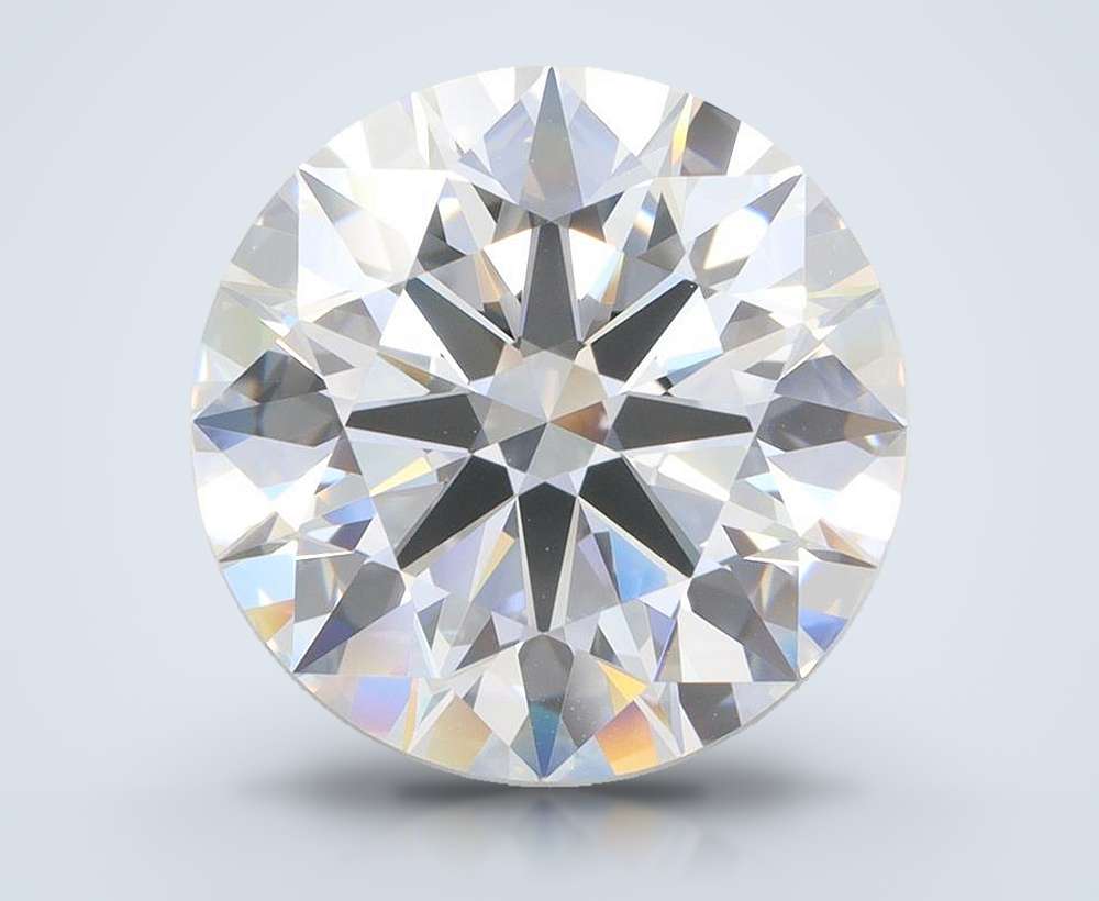7.14ct F VVS1 Rare Carat Ideal Cut Round Lab Grown Diamond