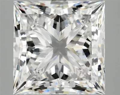 8.02ct E VVS2 Rare Carat Ideal Cut Princess Lab Grown Diamond