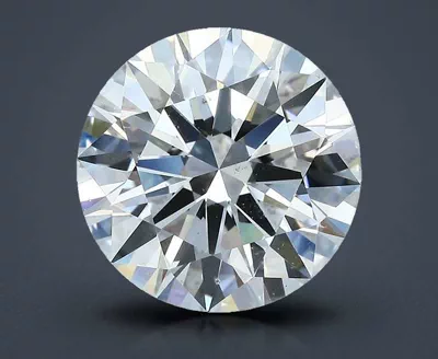 5.02ct F SI1 Rare Carat Ideal Cut Round Diamond