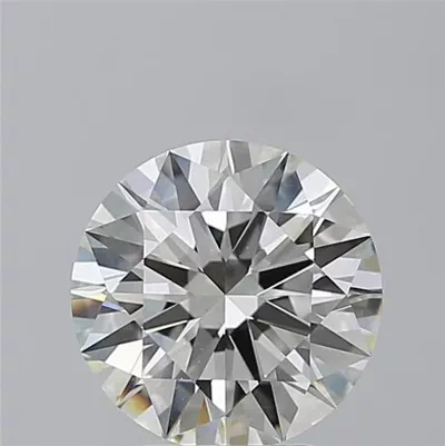3.01ct J VS2 Rare Carat Ideal Cut Round Diamond