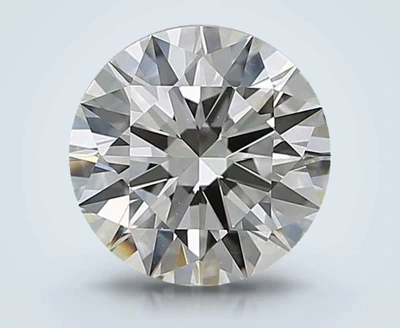 3.01ct J VS2 Rare Carat Ideal Cut Round Diamond