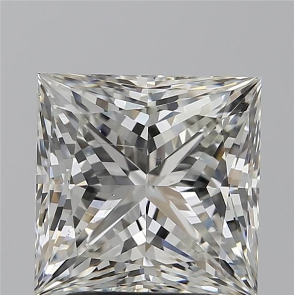 3.05ct I SI2 Rare Carat Ideal Cut Princess Diamond
