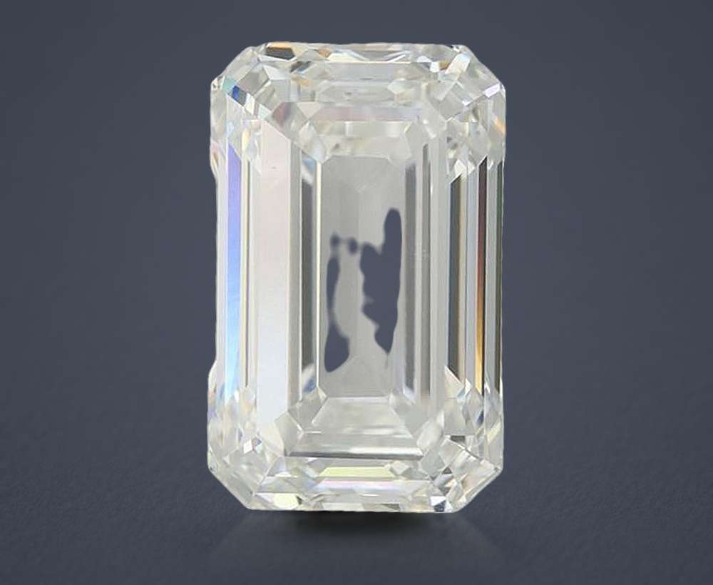 8.00ct F VS1 Rare Carat Ideal Cut Emerald Lab Grown Diamond