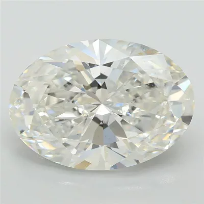 4.14ct F VS2 Rare Carat Ideal Cut Oval Lab Grown Diamond