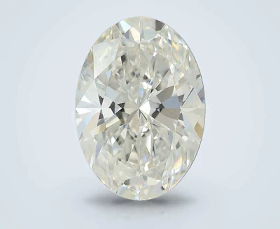 4.14ct F VS2 Rare Carat Ideal Cut Oval Lab Grown Diamond