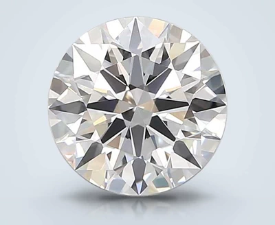 3.14ct D VVS1 Rare Carat Ideal Cut Round Lab Grown Diamond