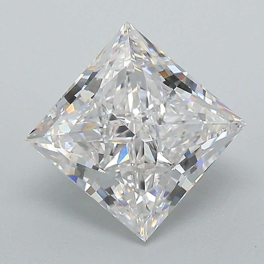3.04ct D VS1 Very Good Cut Princess Lab Grown Diamond