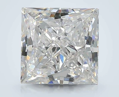 3.04ct D VS1 Very Good Cut Princess Lab Grown Diamond