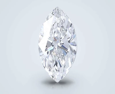 3.04ct F VVS2 Rare Carat Ideal Cut Marquise Lab Grown Diamond