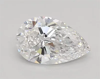 0.77ct D VVS1 Rare Carat Ideal Cut Pear Lab Grown Diamond