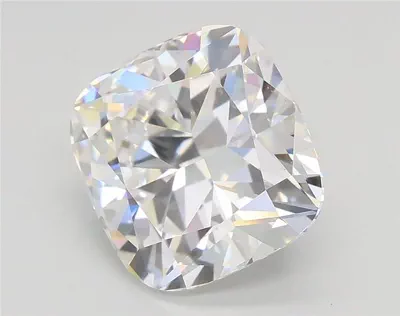 3.05ct E VVS2 Rare Carat Ideal Cut Cushion Lab Grown Diamond
