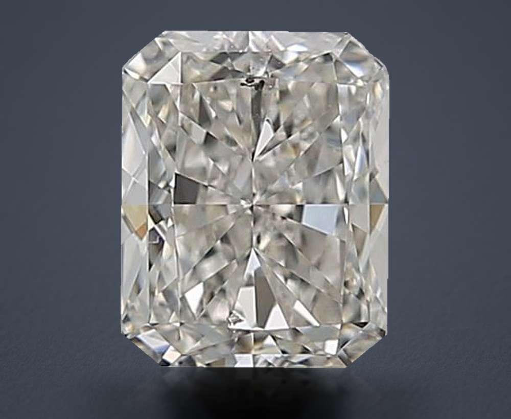 1.30ct G SI2 Rare Carat Ideal Cut Radiant Diamond