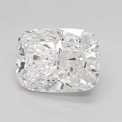 3.04ct E VVS2 Rare Carat Ideal Cut Cushion Lab Grown Diamond