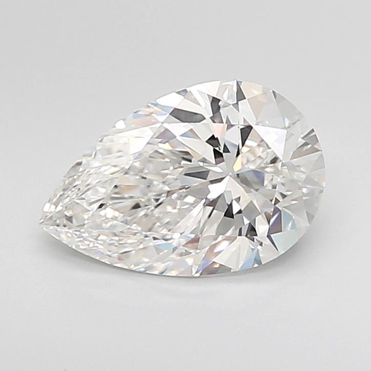 2.02ct F VS1 Rare Carat Ideal Cut Pear Lab Grown Diamond