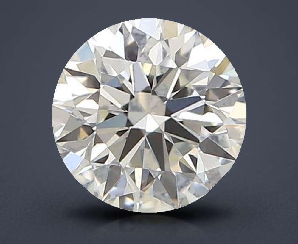 0.42ct J VVS2 Rare Carat Ideal Cut Round Diamond