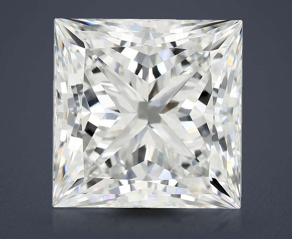 10.35ct F VVS2 Rare Carat Ideal Cut Princess Lab Grown Diamond