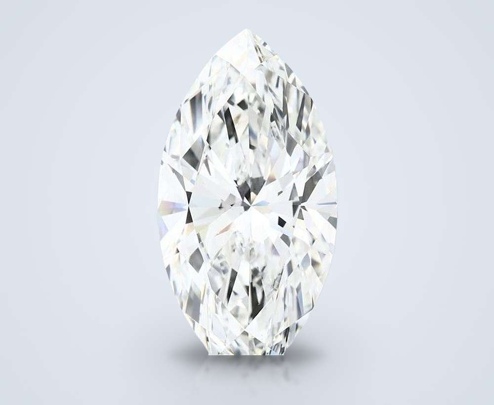15.08ct G VS1 Rare Carat Ideal Cut Marquise Lab Grown Diamond