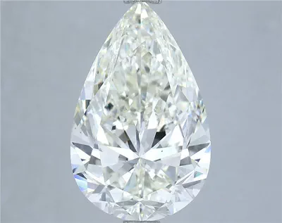 5.01ct J VS1 Rare Carat Ideal Cut Pear Diamond