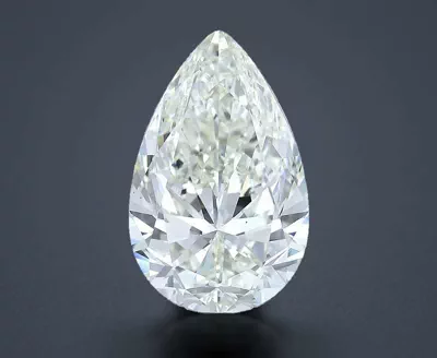 5.01ct J VS1 Rare Carat Ideal Cut Pear Diamond