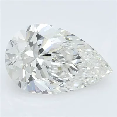 2.64ct G VS1 Rare Carat Ideal Cut Pear Lab Grown Diamond
