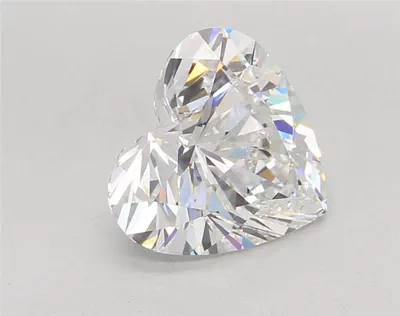 3.07ct D VVS2 Rare Carat Ideal Cut Heart Lab Grown Diamond