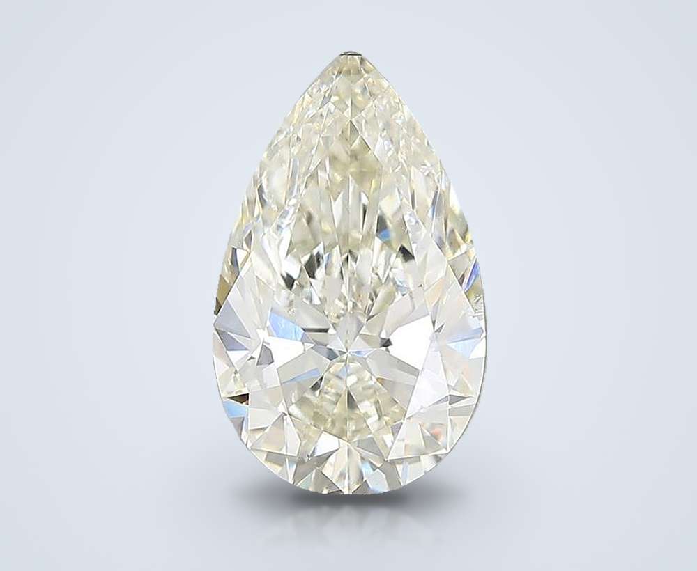 2.52ct J SI1 Rare Carat Ideal Cut Pear Diamond