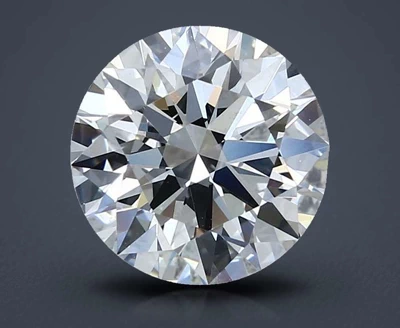 3.03ct F VS2 Rare Carat Ideal Cut Round Lab Grown Diamond