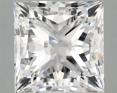 7.00ct E VS1 Rare Carat Ideal Cut Princess Lab Grown Diamond
