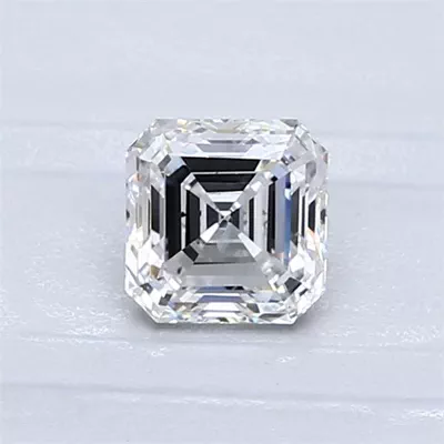 0.70ct E SI2 Rare Carat Ideal Cut Asscher Diamond
