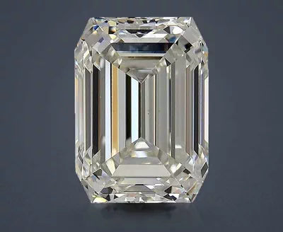 6.18ct J VS1 Rare Carat Ideal Cut Emerald Diamond
