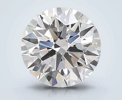 3.14ct D VVS1 Rare Carat Ideal Cut Round Lab Grown Diamond