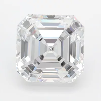 1.52ct D VVS1 Rare Carat Ideal Cut Asscher Lab Grown Diamond