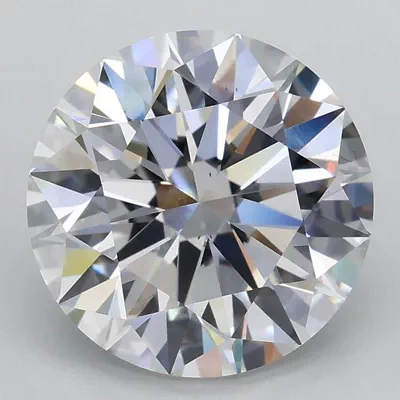 3.02ct D VS2 Rare Carat Ideal Cut Round Lab Grown Diamond