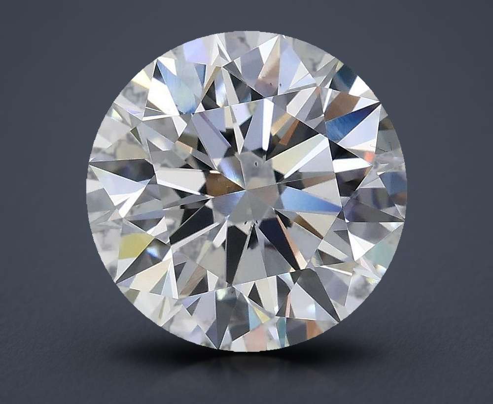 3.02ct D VS2 Rare Carat Ideal Cut Round Lab Grown Diamond