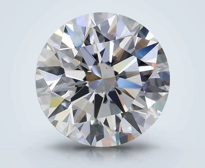 3.02ct D VS2 Rare Carat Ideal Cut Round Lab Grown Diamond