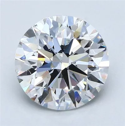 2.52ct D SI1 Rare Carat Ideal Cut Round Diamond