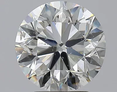 3.50ct J SI2 Very Good Cut Round Diamond