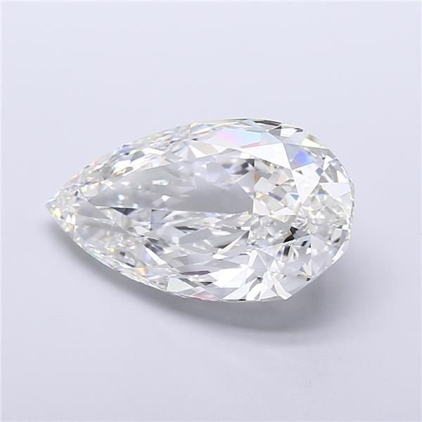 20.05ct G VVS2 Rare Carat Ideal Cut Pear Lab Grown Diamond