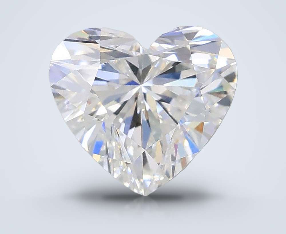 1.54ct D VS1 Rare Carat Ideal Cut Heart Lab Grown Diamond