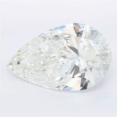 13.06ct F VVS2 Rare Carat Ideal Cut Pear Lab Grown Diamond