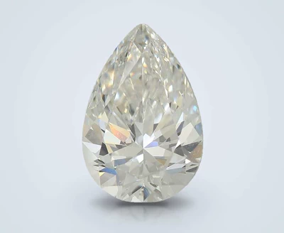 3.36ct F VVS2 Rare Carat Ideal Cut Pear Lab Grown Diamond