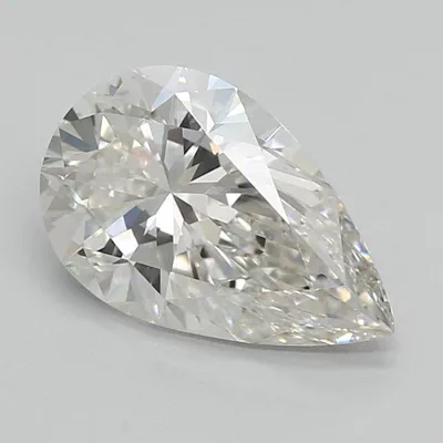 1.50ct G VVS2 Very Good Cut Pear Lab Grown Diamond