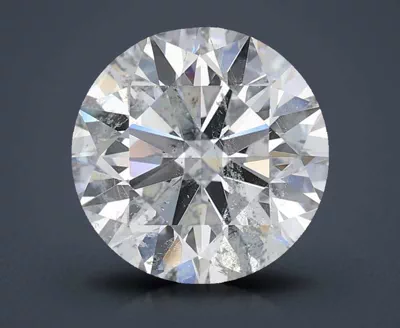 3.21ct F SI2 Rare Carat Ideal Cut Round Diamond