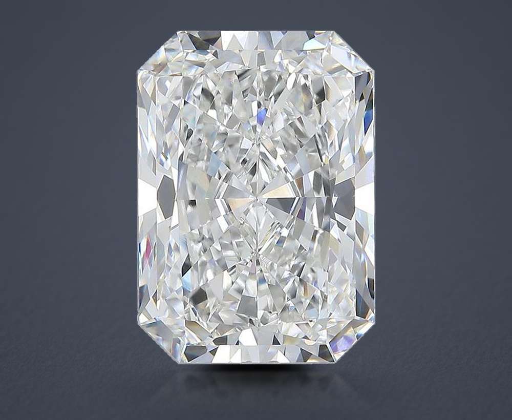 10.24ct F VVS2 Rare Carat Ideal Cut Radiant Lab Grown Diamond